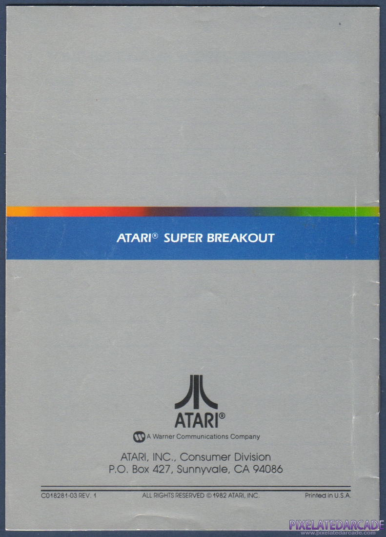 Super Breakout: Instruction Manual - Page 9