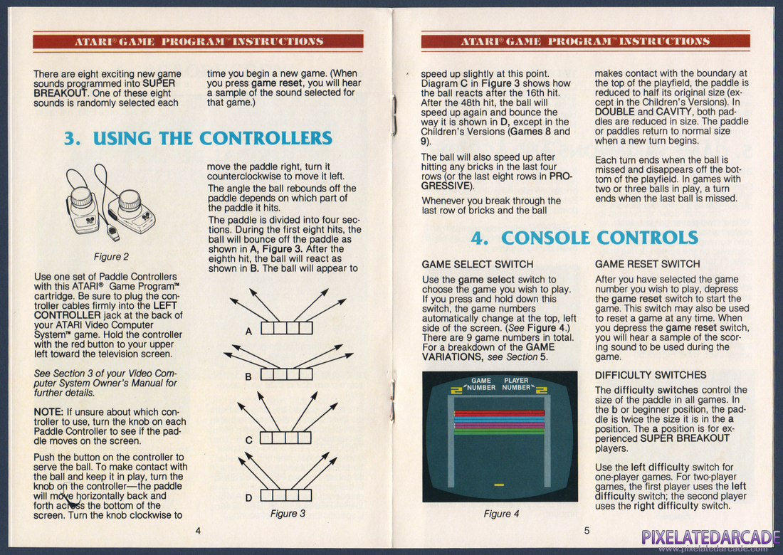 Super Breakout: Instruction Manual - Page 4