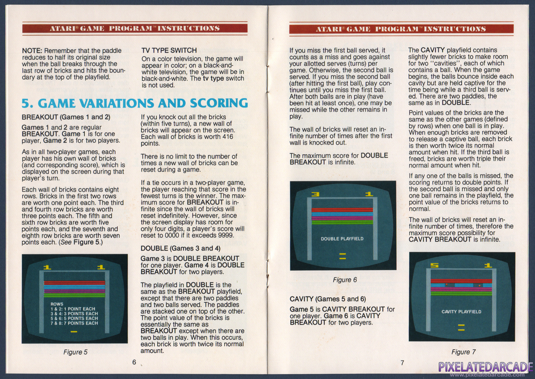 Super Breakout: Instruction Manual - Page 5