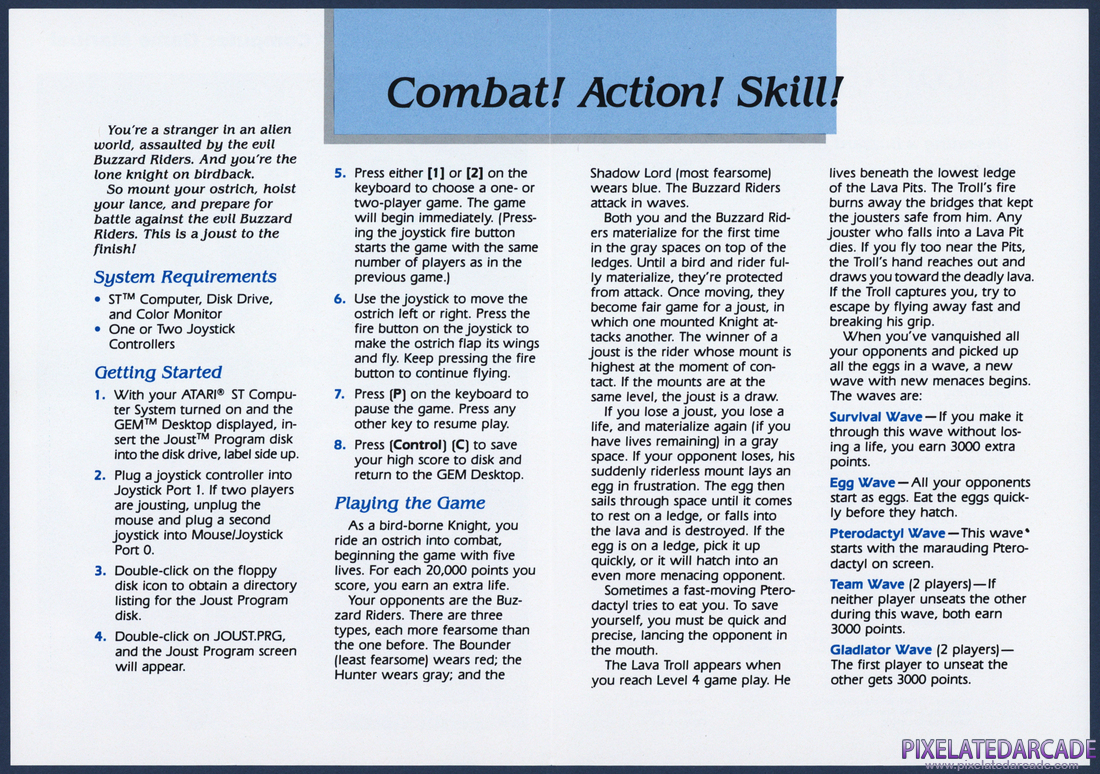 Joust: Instruction Manual - Page 2