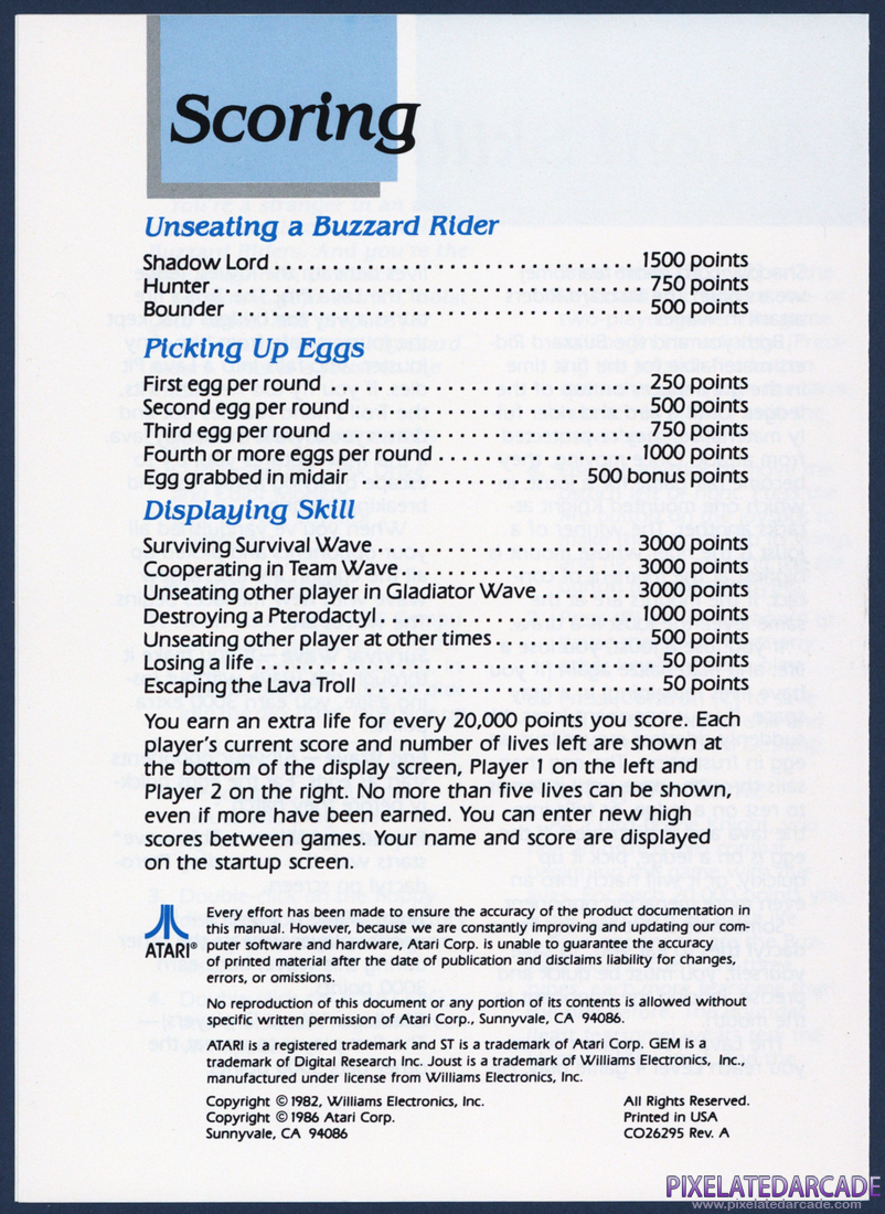 Joust: Instruction Manual - Page 3
