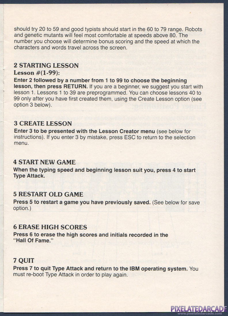 Type Attack: Instruction Manual - Page 3