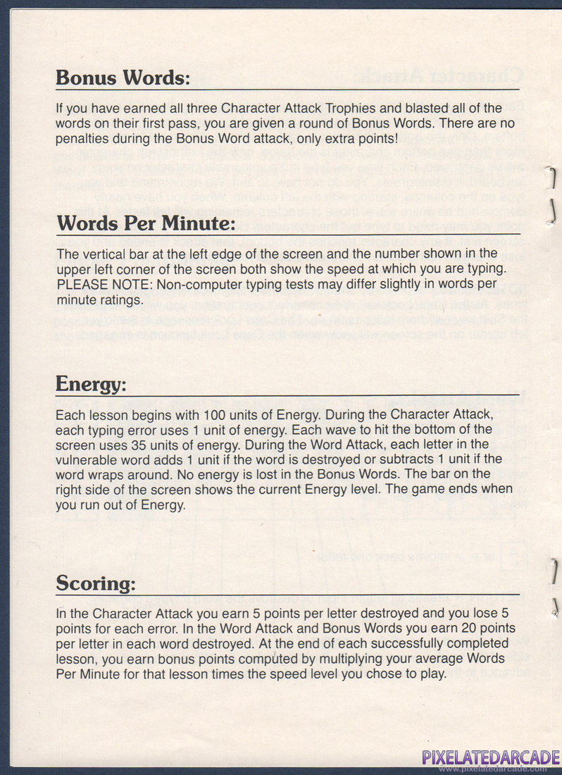 Type Attack: Instruction Manual - Page 6