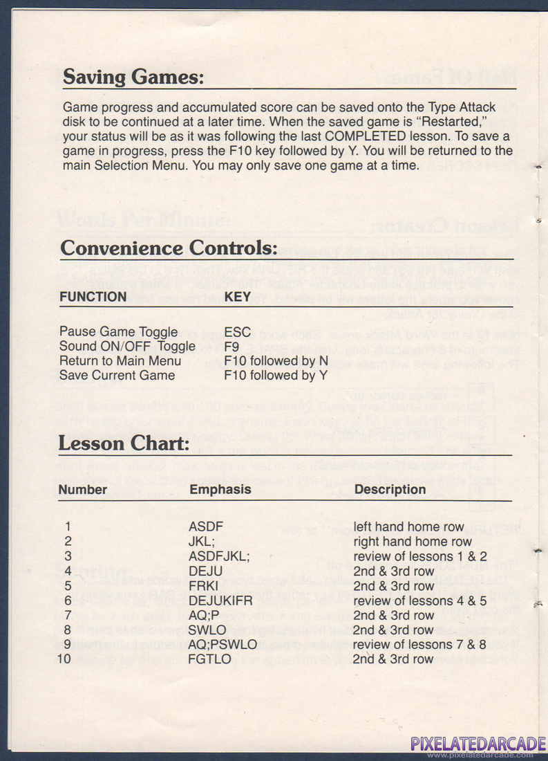 Type Attack: Instruction Manual - Page 8