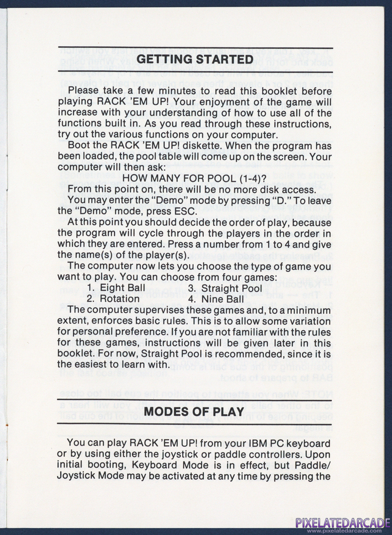 Rack 'em Up: Instruction Manual - Page 3
