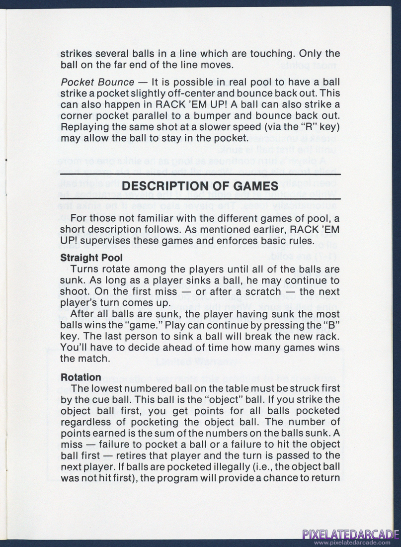 Rack 'em Up: Instruction Manual - Page 9