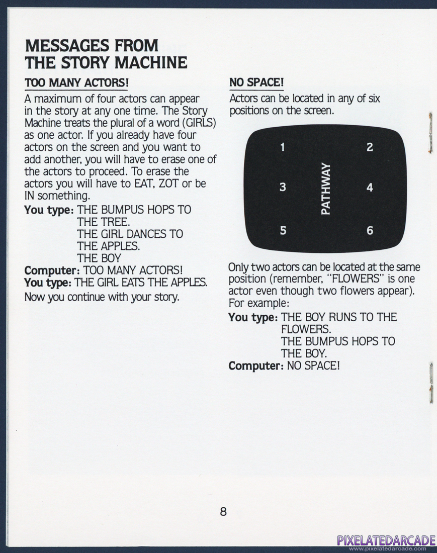 Story Machine: Instruction Manual - Page 8