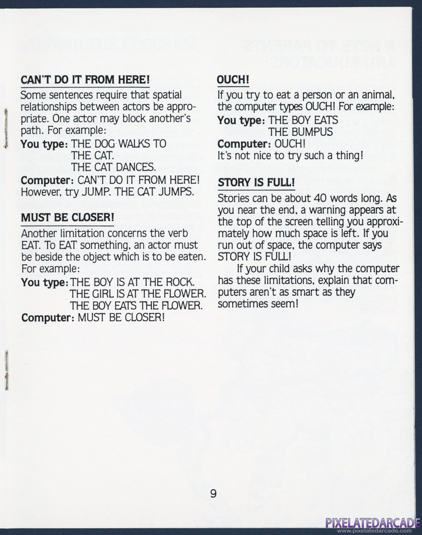 Story Machine: Instruction Manual - Page 9