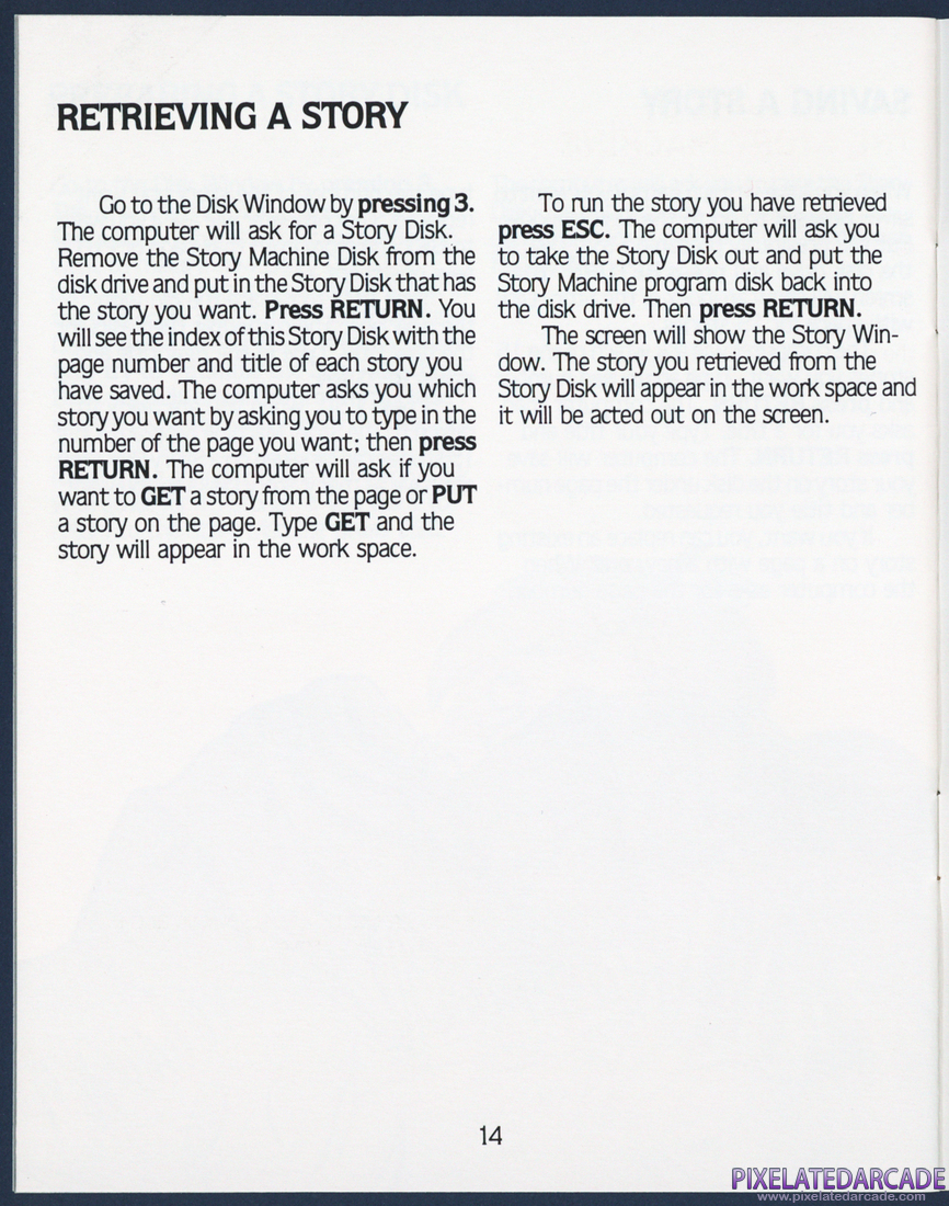 Story Machine: Instruction Manual - Page 14