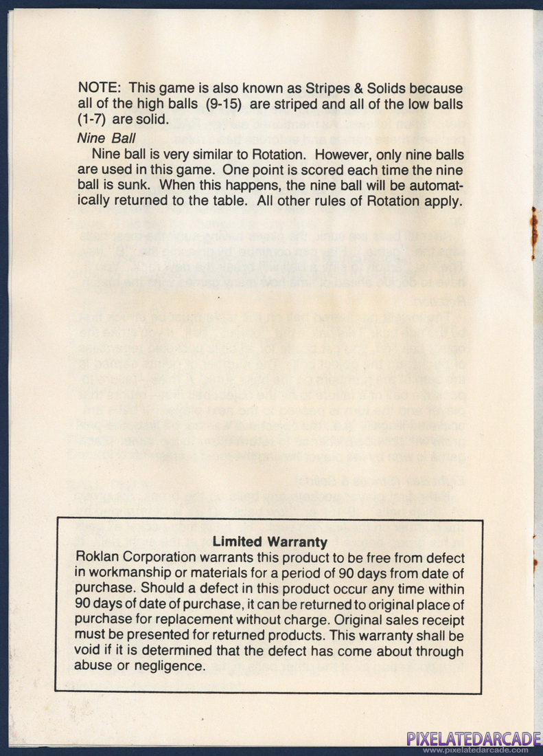 Rack 'em Up: Instruction Manual - Page 9