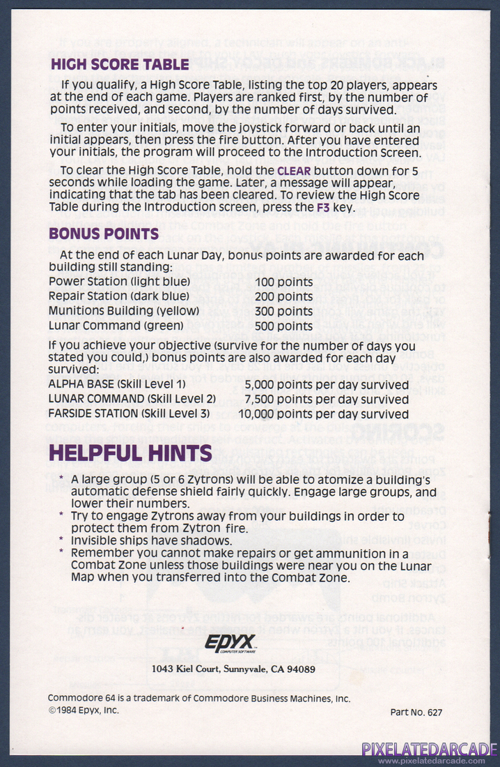 Lunar Outpost: Instruction Manual - Page 8