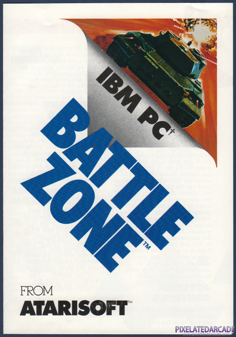 Battlezone: Instruction Manual - Page 1
