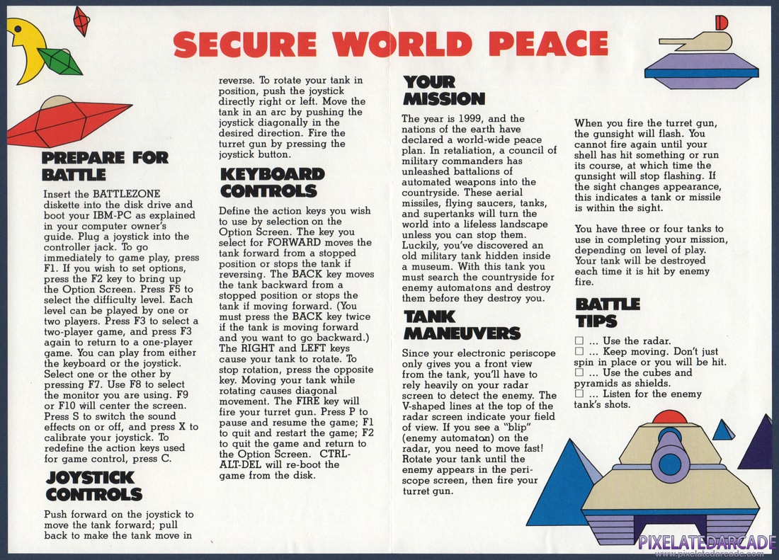 Battlezone: Instruction Manual - Page 2