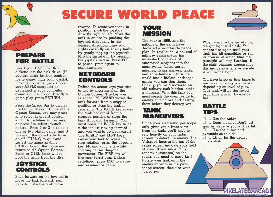 Battlezone: Instruction Manual - Page 2