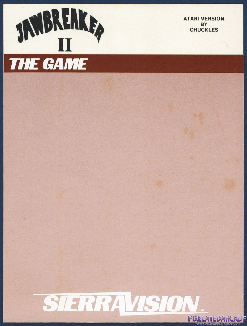 Jawbreaker II: Instruction Manual - Page 1