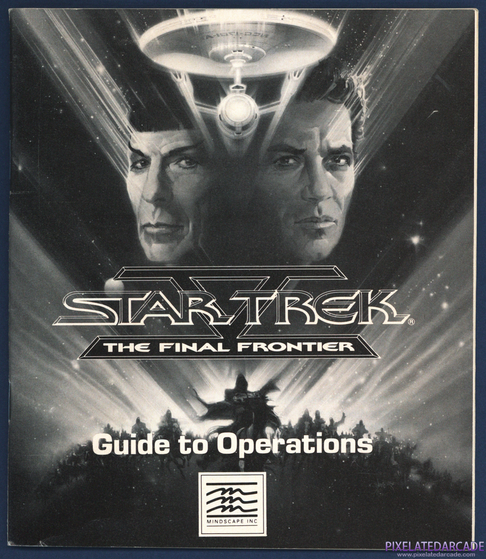 Star Trek V: The Final Frontier: Instruction Manual - Front Cover