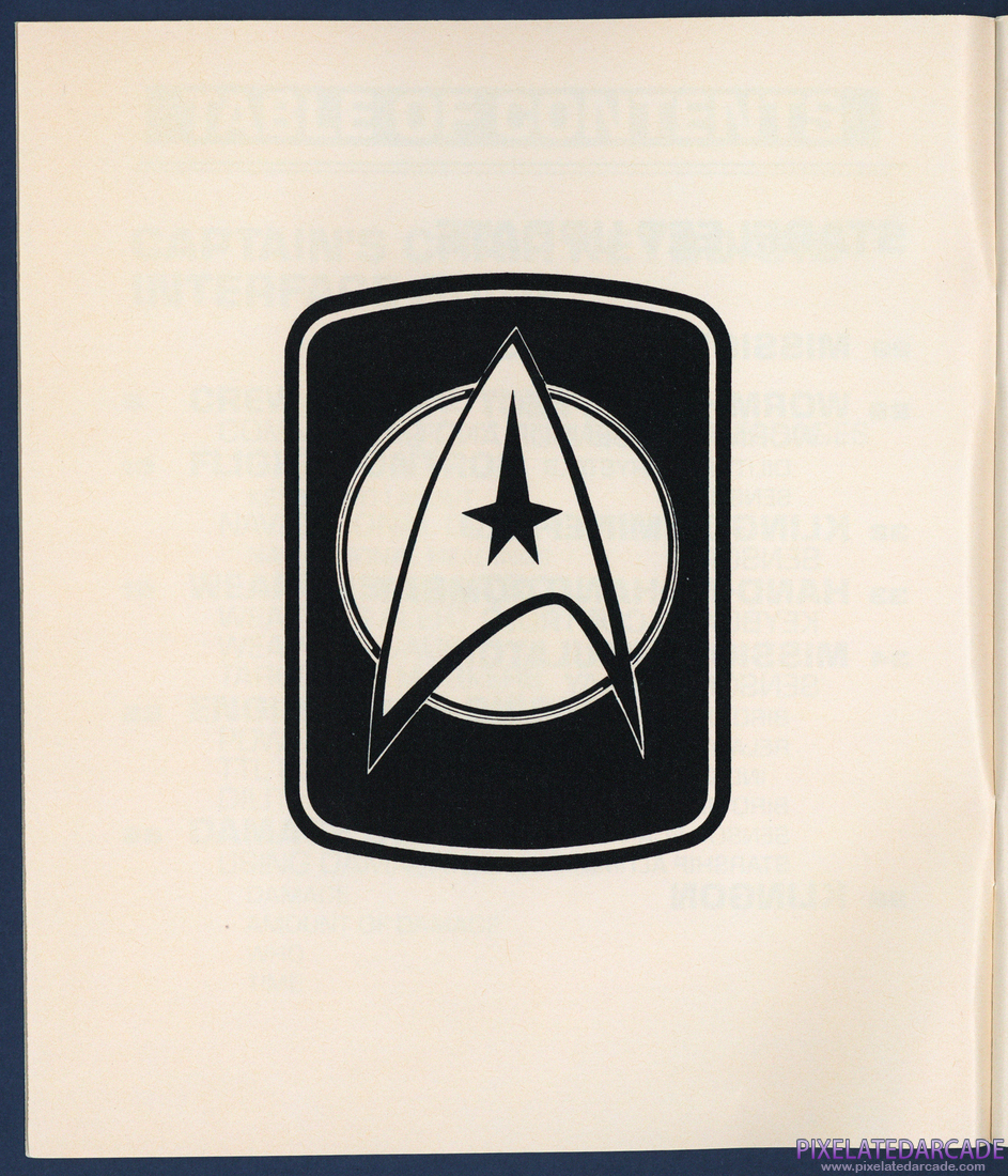 Star Trek V: The Final Frontier: Instruction Manual - Page 4