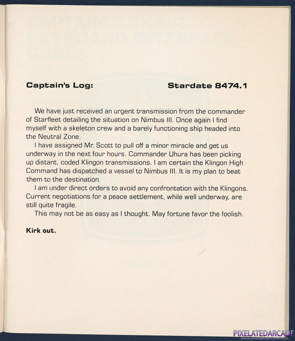 Star Trek V: The Final Frontier: Instruction Manual - Page 5