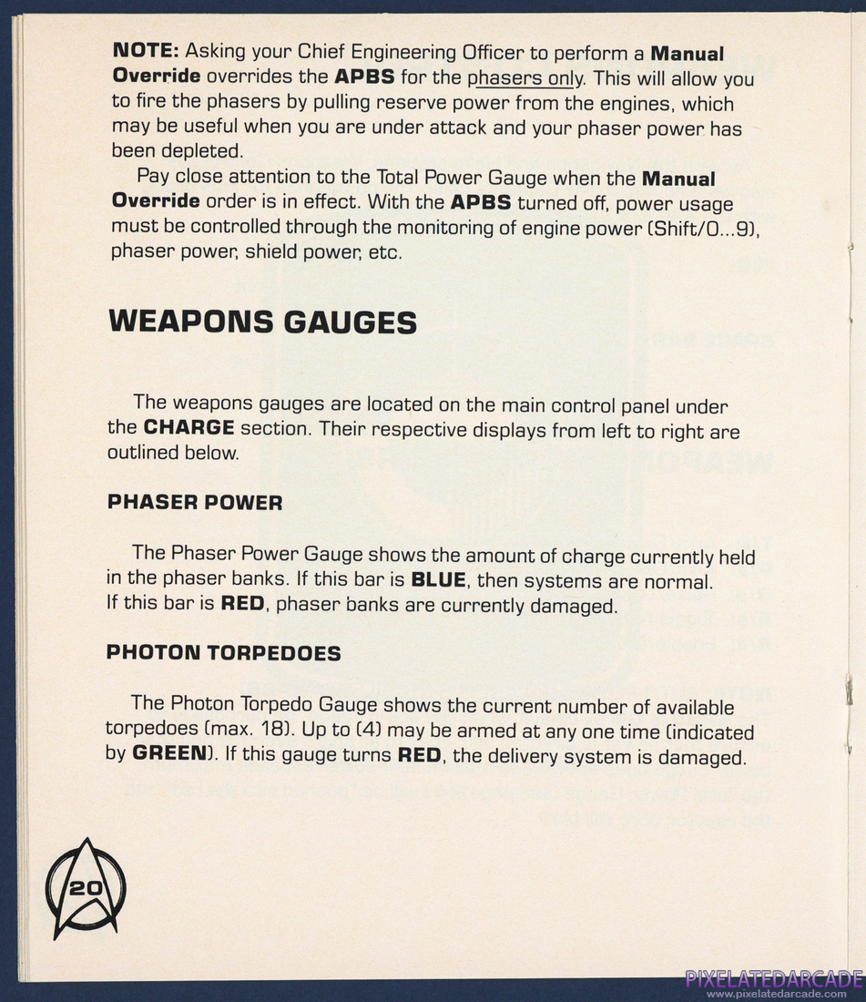Star Trek V: The Final Frontier: Instruction Manual - Page 20
