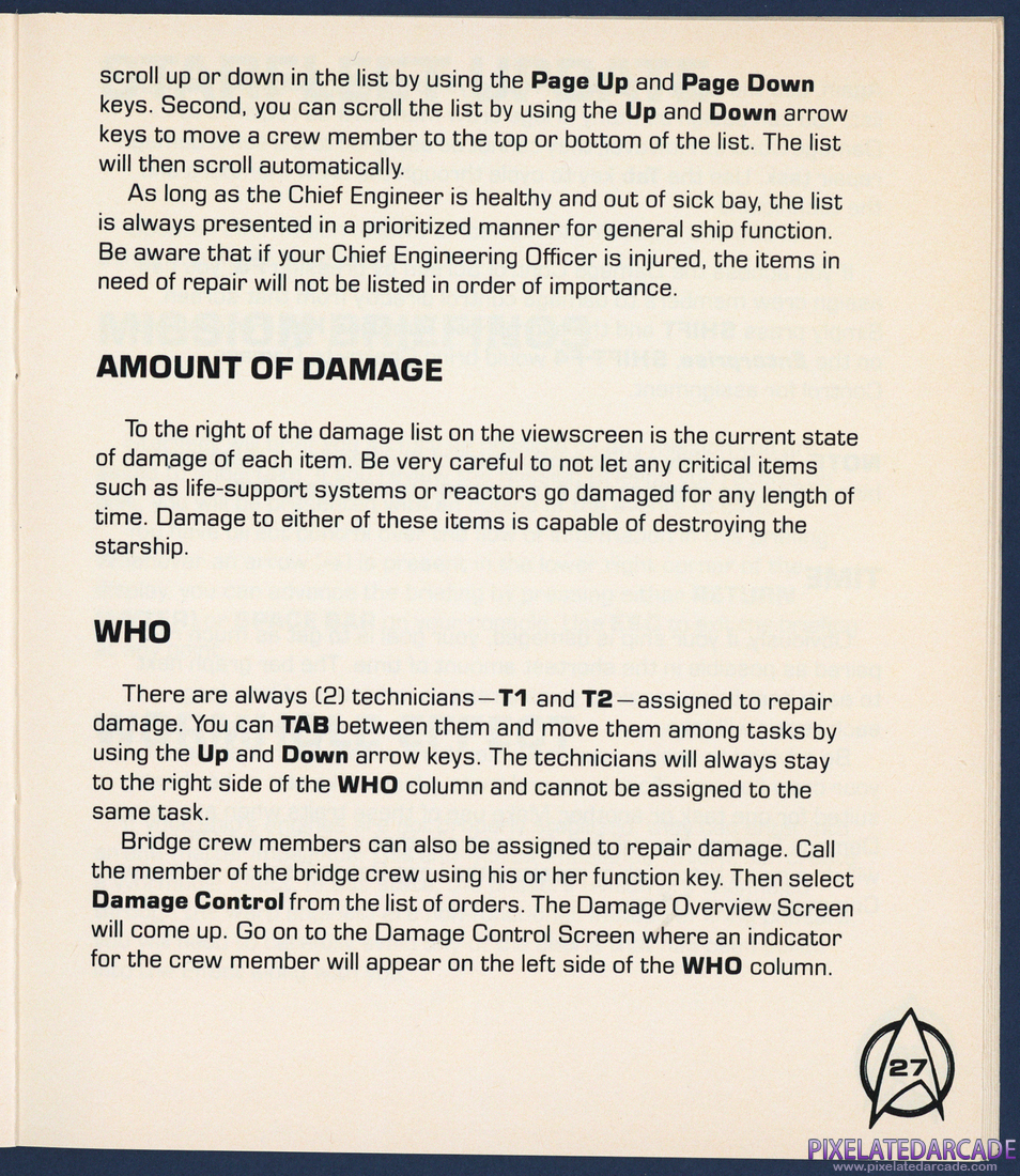 Star Trek V: The Final Frontier: Instruction Manual - Page 27