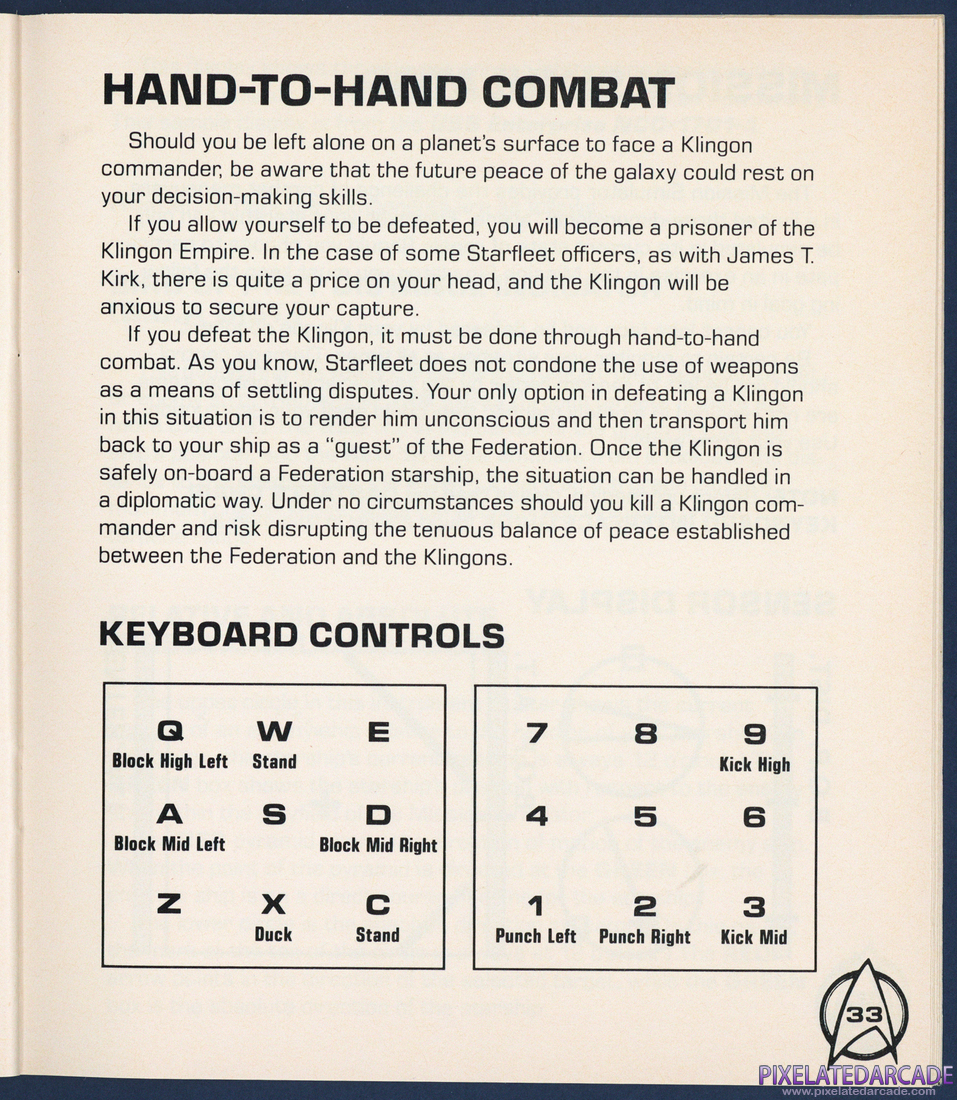 Star Trek V: The Final Frontier: Instruction Manual - Page 33