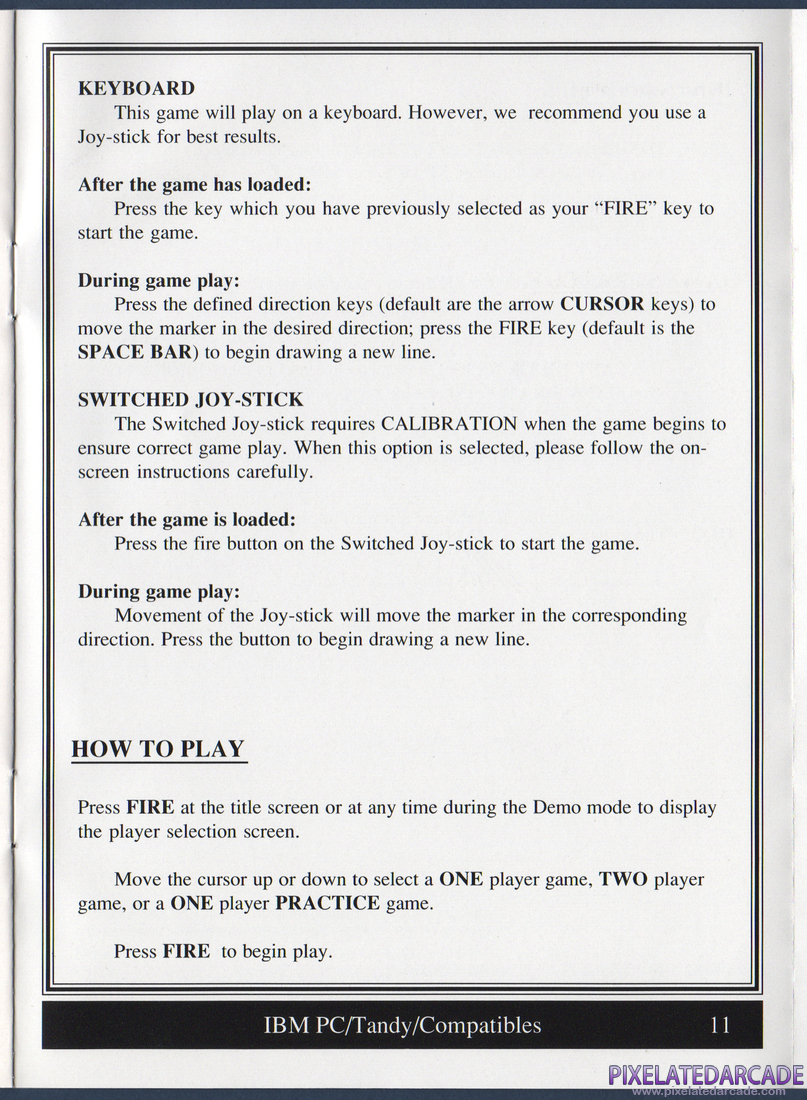 Qix: QIX Instruction Manual - Page 11