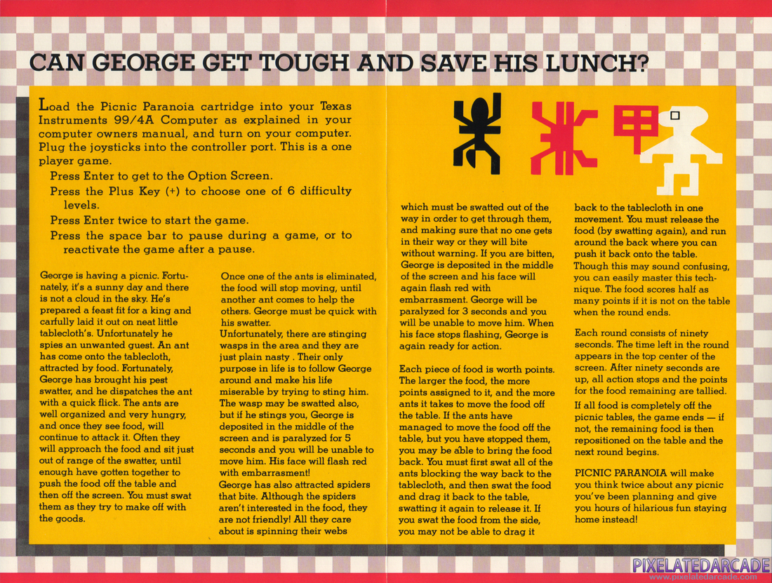 Picnic Paranoia: Instruction Manual - Page 2
