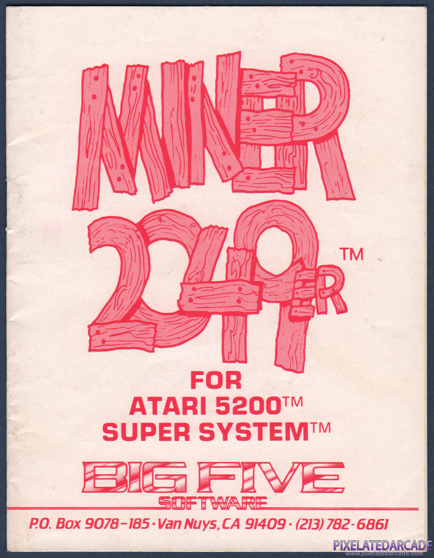 Miner 2049er: Instruction Manual - Page 1