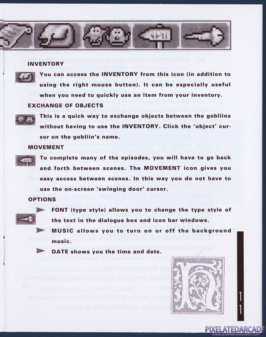 Gobliins 2: The Prince Buffoon: Instruction Manual - Page 11