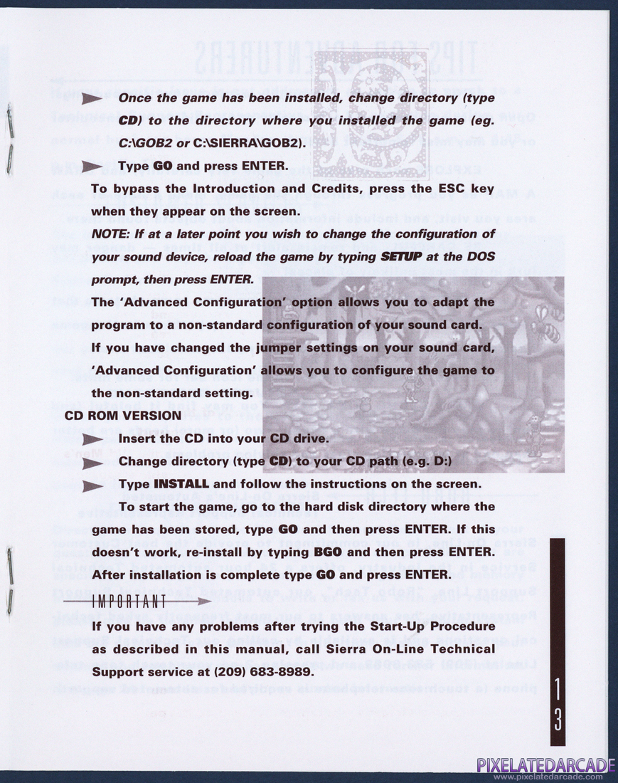 Gobliins 2: The Prince Buffoon: Instruction Manual - Page 13