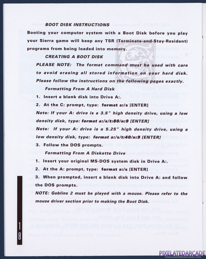 Gobliins 2: The Prince Buffoon: Instruction Manual - Page 18