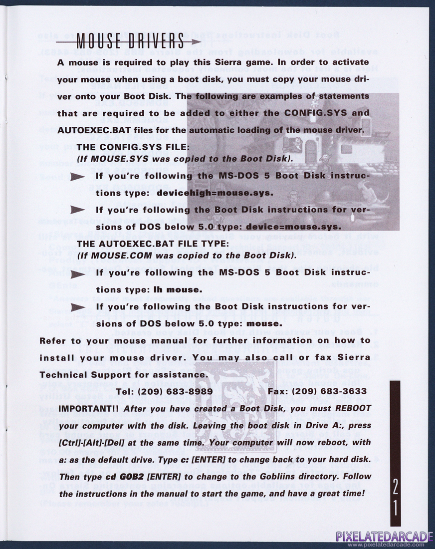 Gobliins 2: The Prince Buffoon: Instruction Manual - Page 21