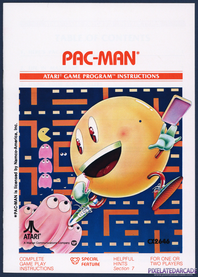 Pac-Man: Instruction Manual - Front Cover