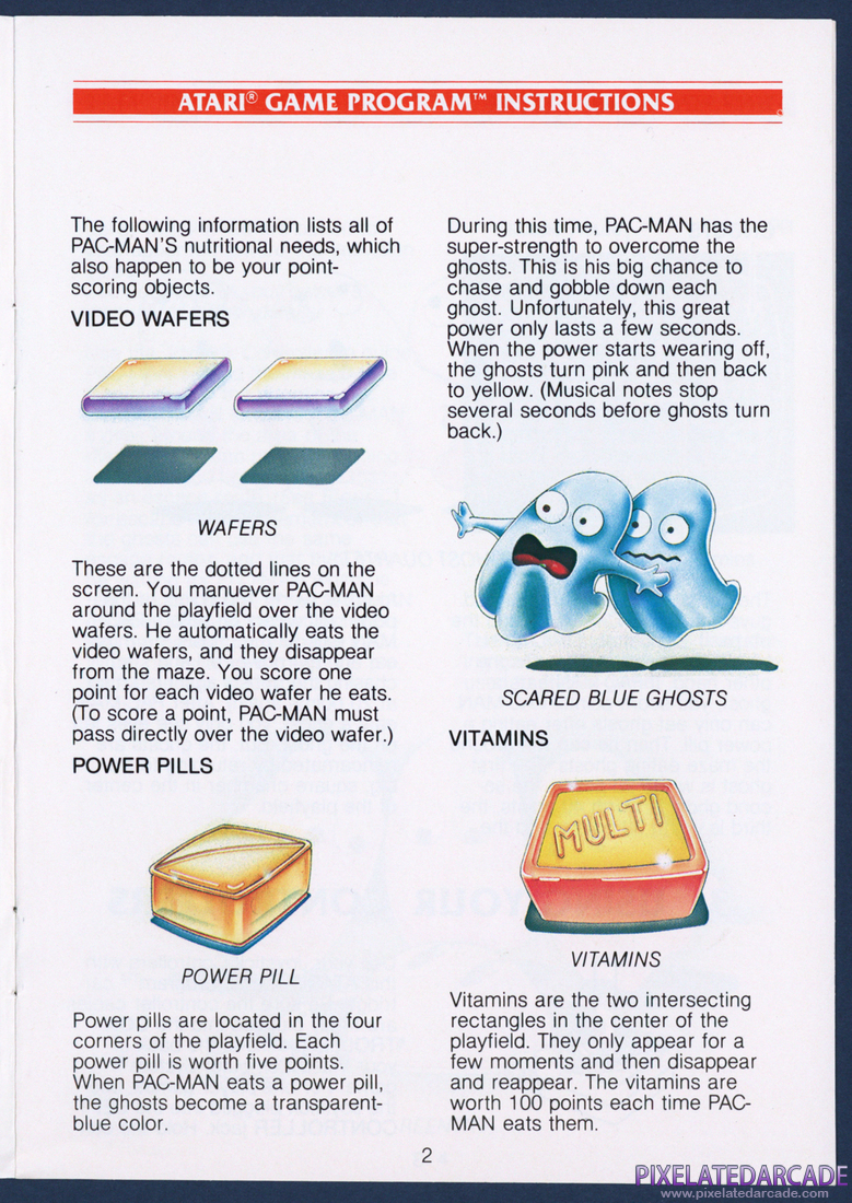 Pac-Man: Instruction Manual - Page 2