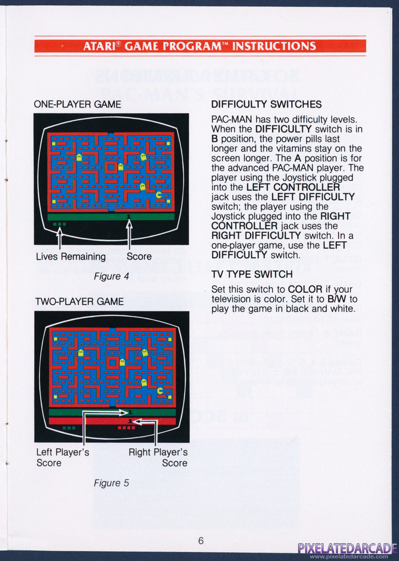 Pac-Man: Instruction Manual - Page 6