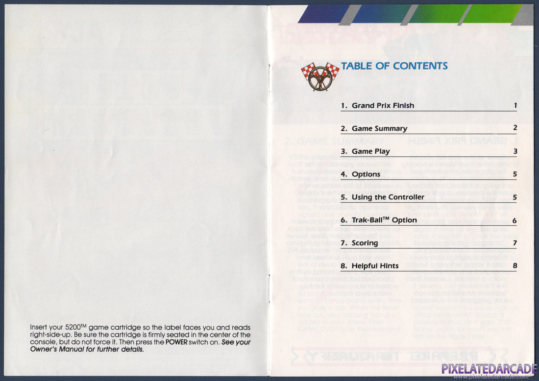 Pole Position: Instruction Manual - Page 2