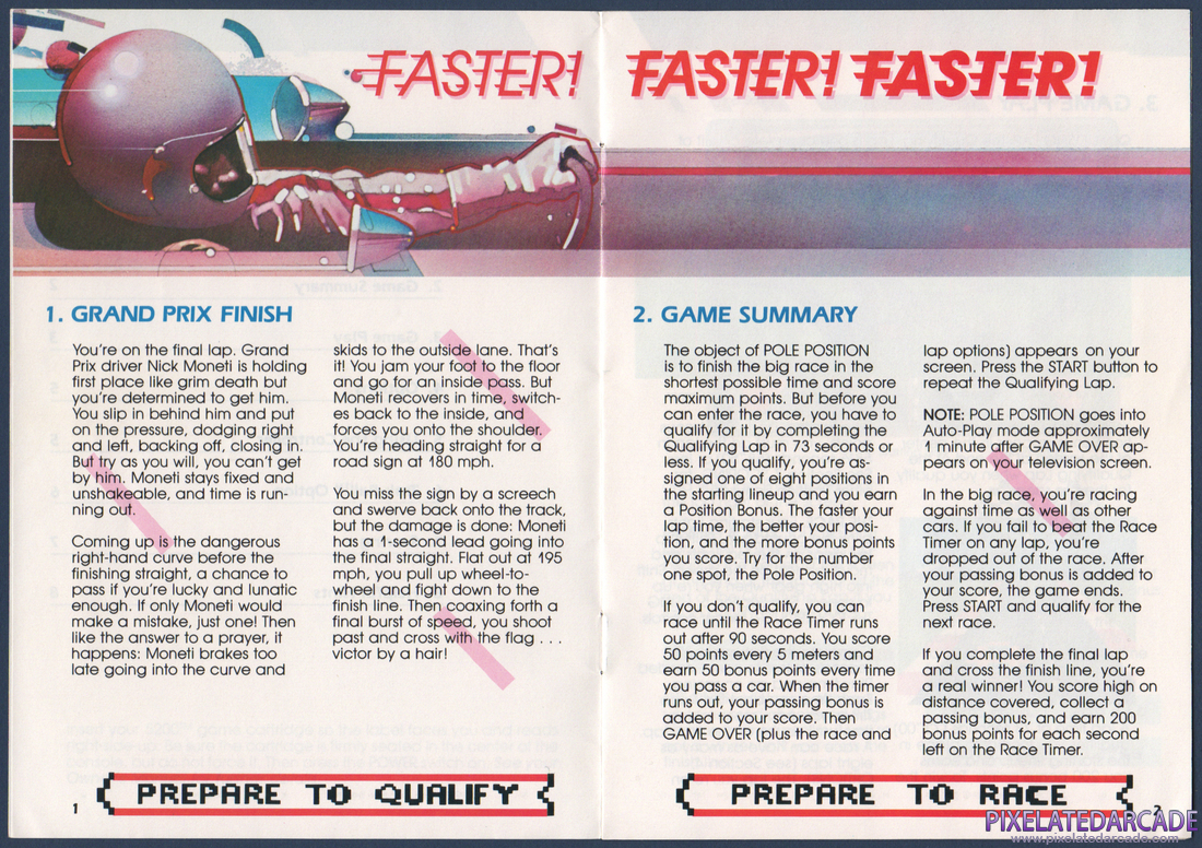 Pole Position: Instruction Manual - Page 3