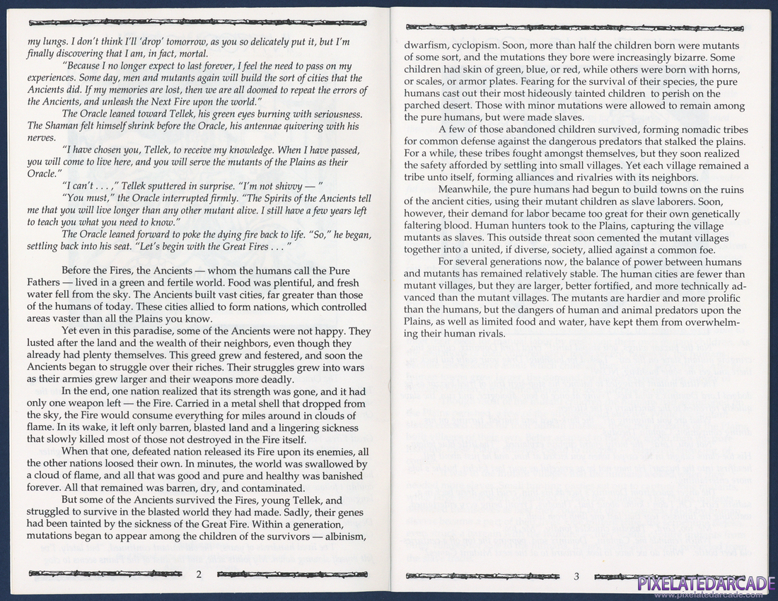 Bad Blood: Instruction Manual - Pages 2 - 3