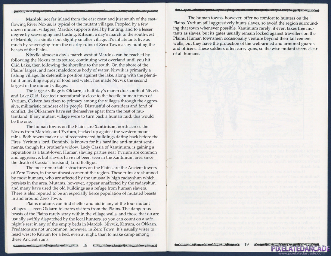 Bad Blood: Instruction Manual - Pages 18 - 19