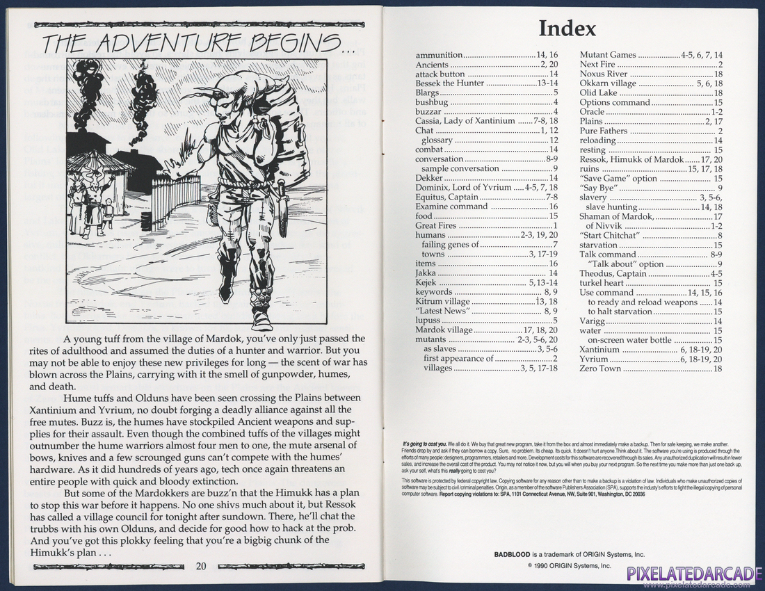 Bad Blood: Instruction Manual - Pages 20 - 21