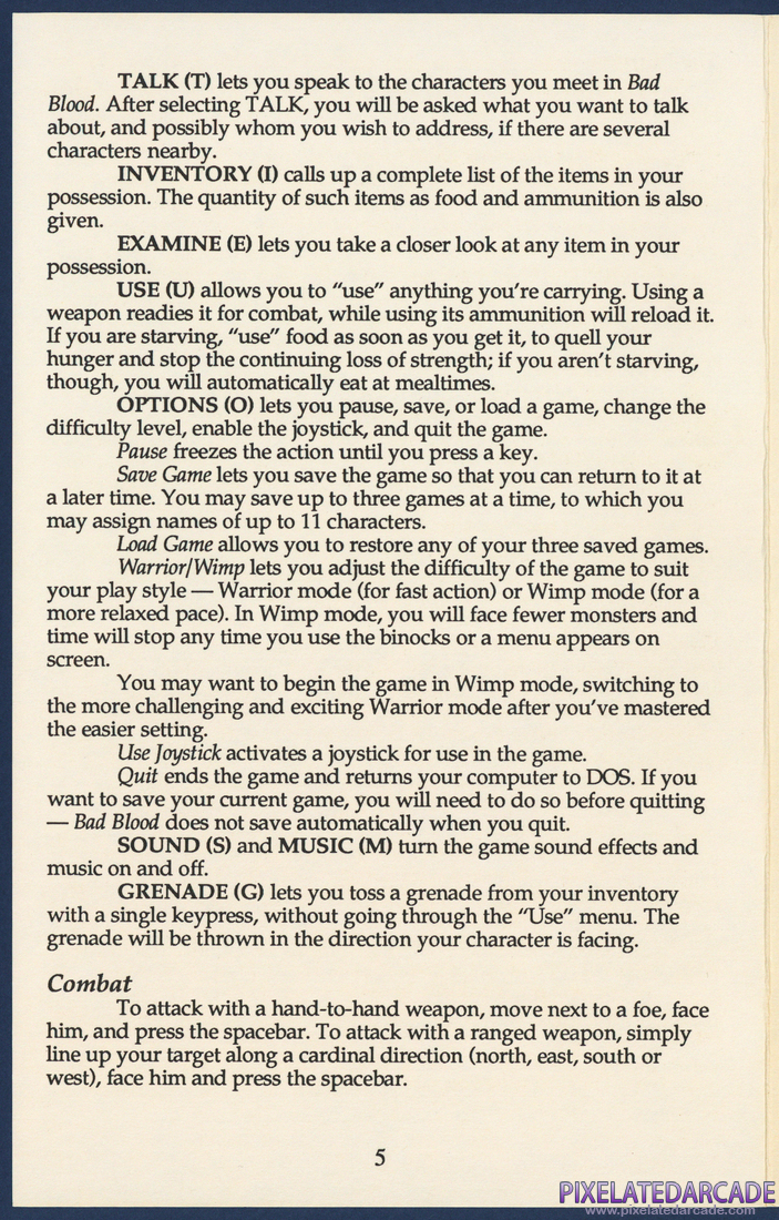 Bad Blood: Bad Blood Reference Card - Page 5