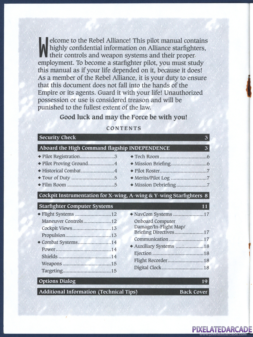Star Wars: X-Wing: Starfighter Pilot Manual - Page 2