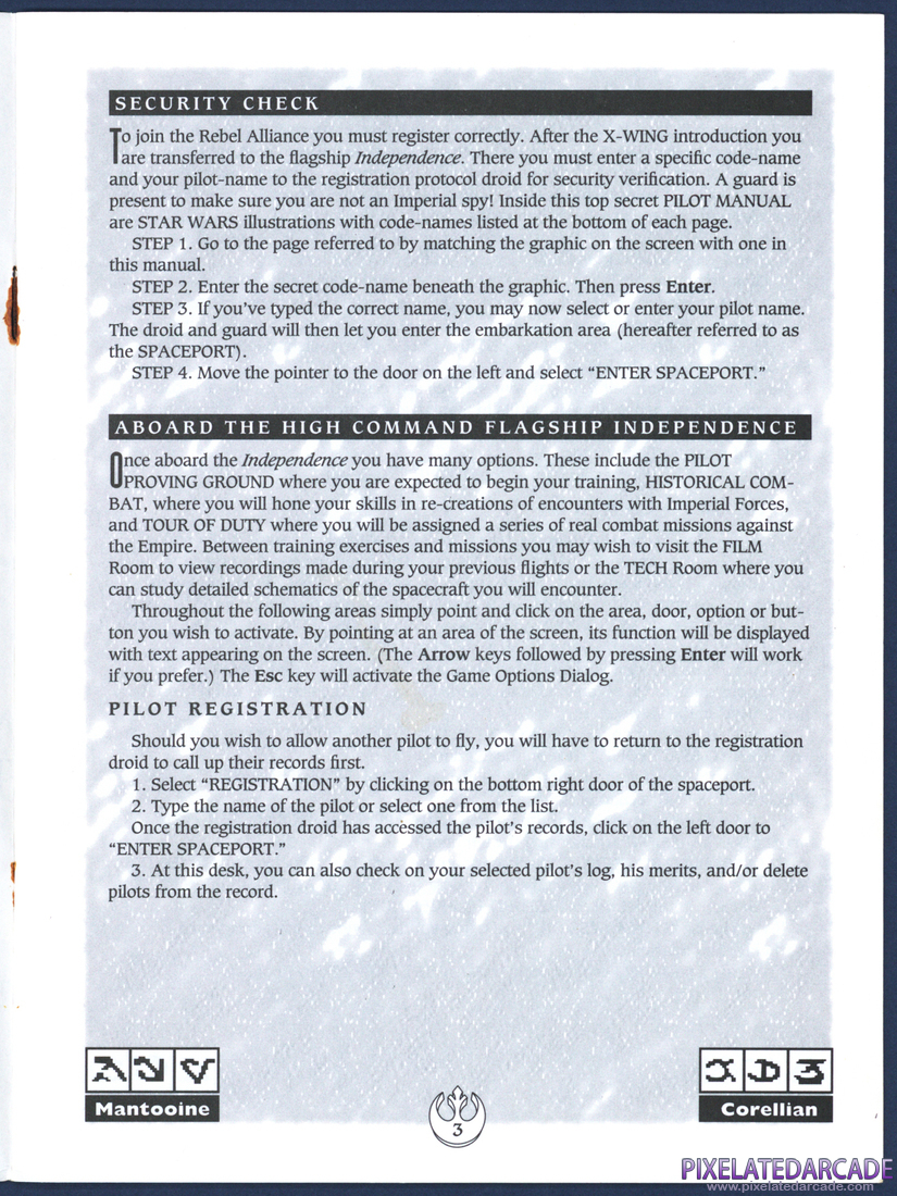 Star Wars: X-Wing: Starfighter Pilot Manual - Page 3