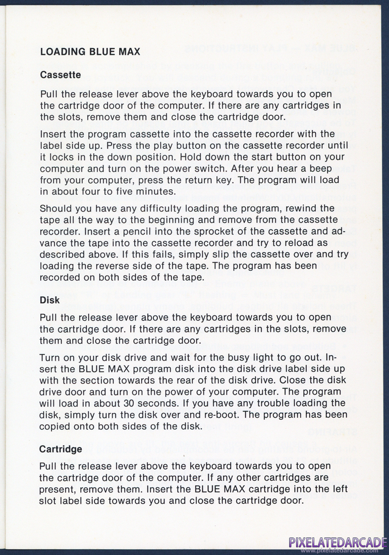 Blue Max: Instruction Manual - Page 2