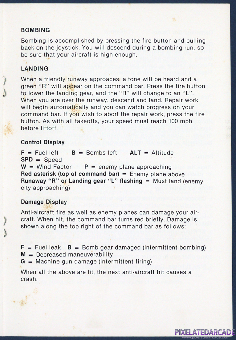 Blue Max: Instruction Manual - Page 4