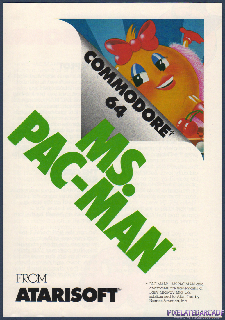 Ms. Pac-Man: Instruction Manual - Page 1