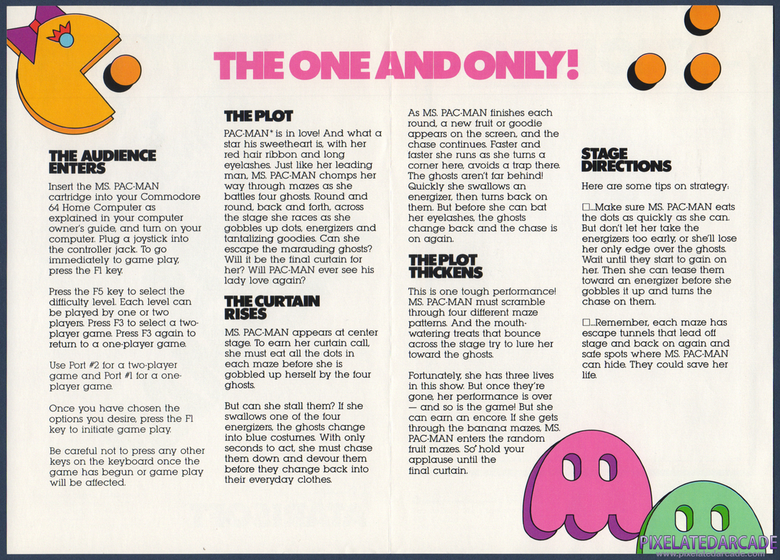 Ms. Pac-Man: Instruction Manual - Page 2