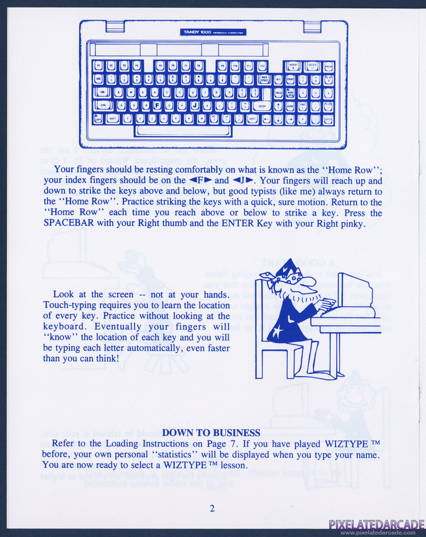 Wizard of Id's WizType: Instruction Manual - Page 2