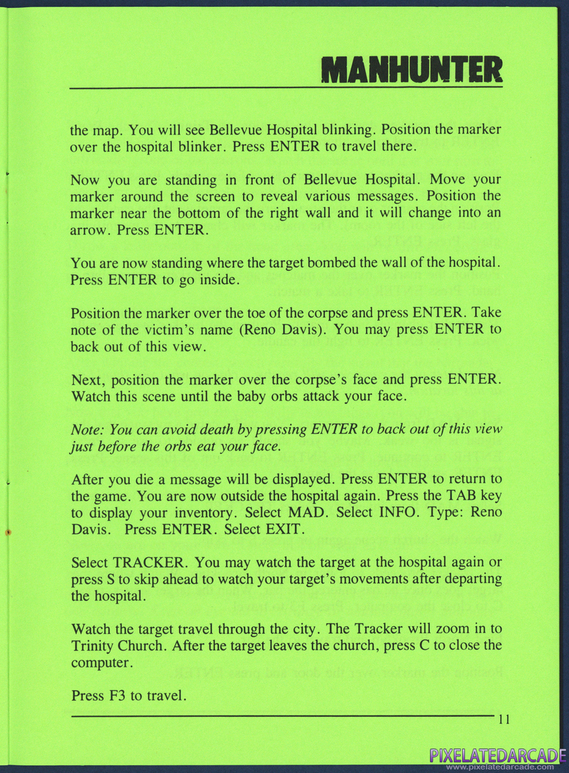 Manhunter: New York: Manhunter's Field Guide - Page 13