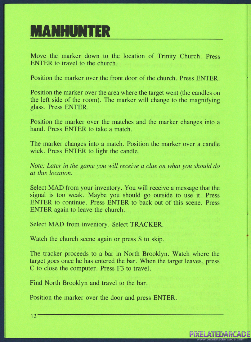 Manhunter: New York: Manhunter's Field Guide - Page 14